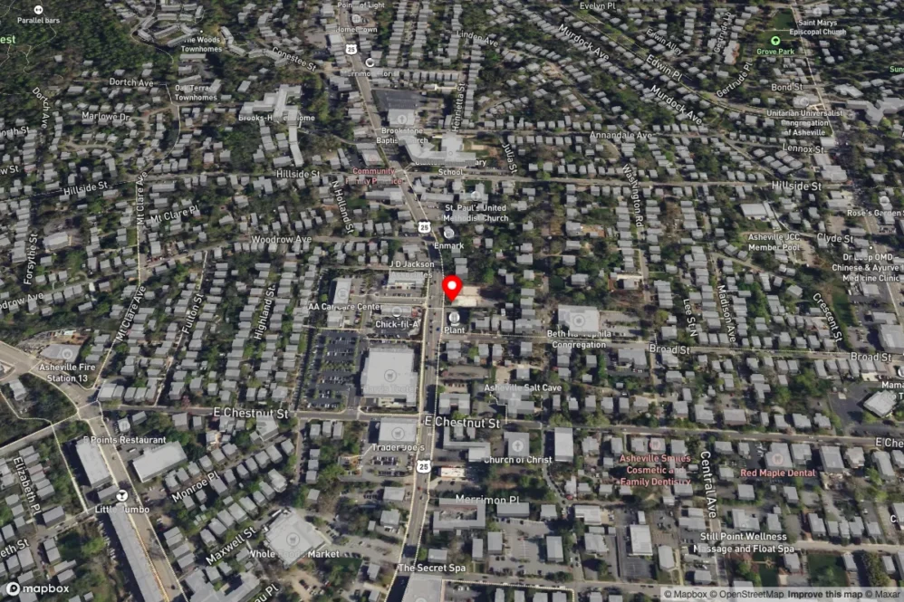 Aerial view of 167 MERRIMON AVE